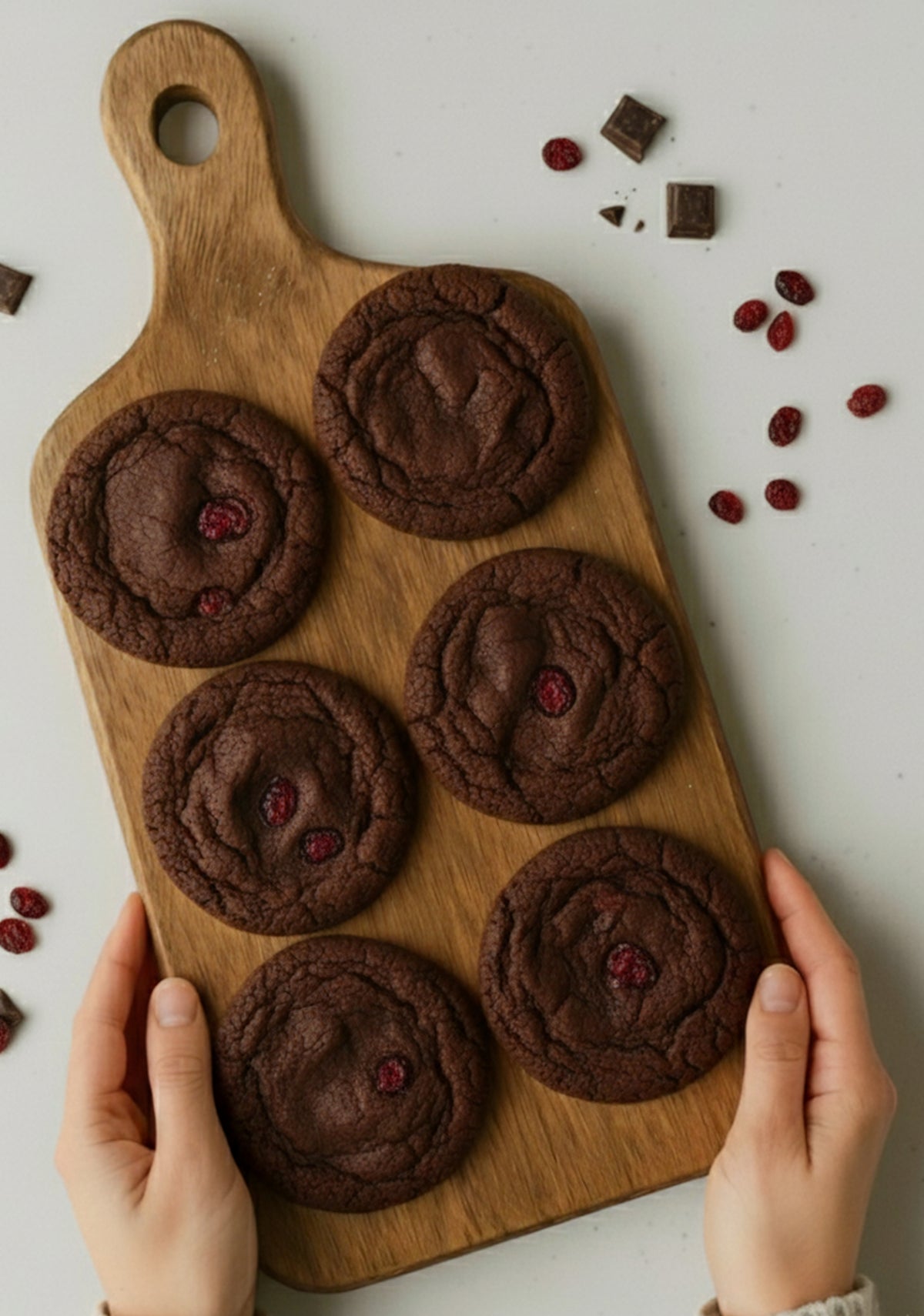 Double Chocolate Cranberry Cookie